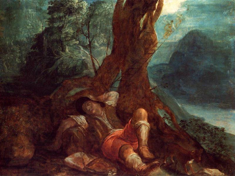 ELSHEIMER, Adam Jacob's Dream oil painting image